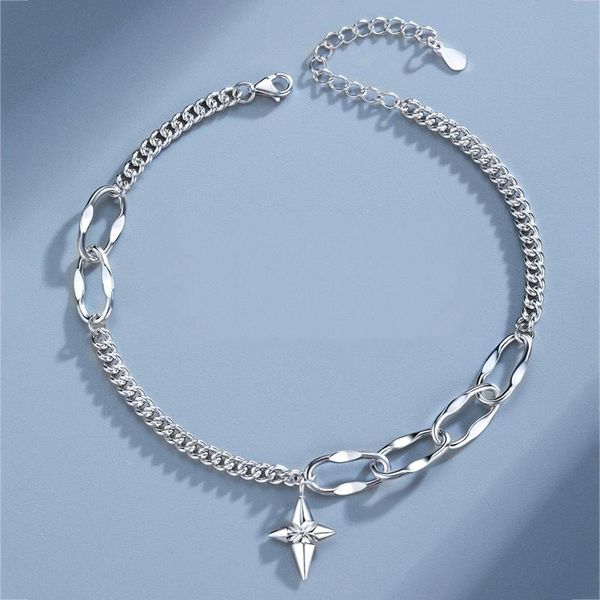 charm bracelets fashion men's and women's s925 silver-plated awn star trendy hip-hop personality s141, Golden;silver
charm bracelets fashion men's and women's s925 silver-plated awn star trendy hip-hop personality s141, Golden;silver