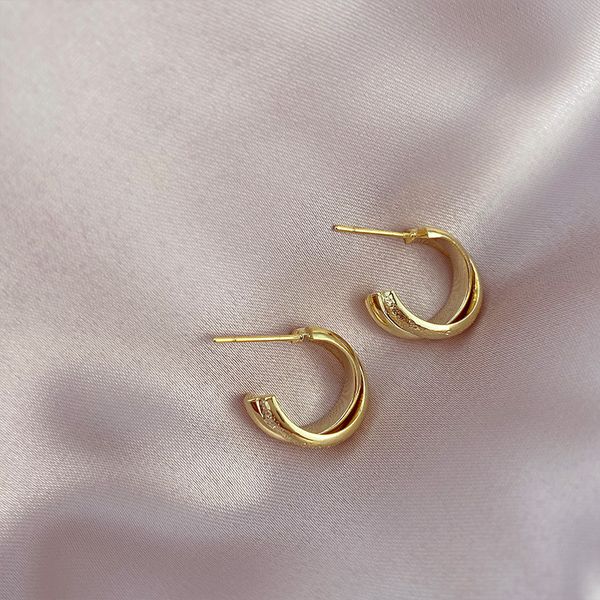 aaa designer jewelry s925 silver needle cross feminine temperament fashion cool style versatile earrings, Golden;silver
aaa designer jewelry s925 silver needle cross feminine temperament fashion cool style versatile earrings, Golden;silver
