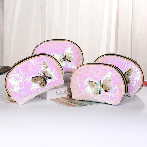 cosmetic bags & cases ladies bag wash creative sequin bow hard edge semi-circular make-up
cosmetic bags & cases ladies bag wash creative sequin bow hard edge semi-circular make-up