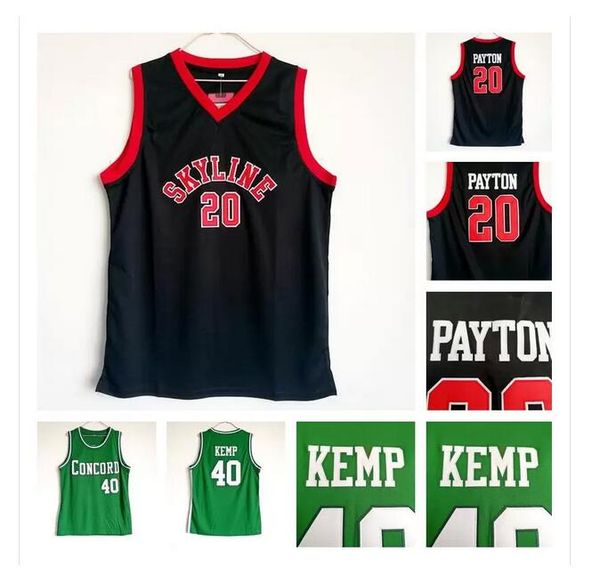 mens the glove #20 gary payton skyline school basketball jerseys rain #40 man shawn kemp concord high school jersey, Black
mens the glove #20 gary payton skyline school basketball jerseys rain #40 man shawn kemp concord high school jersey, Black