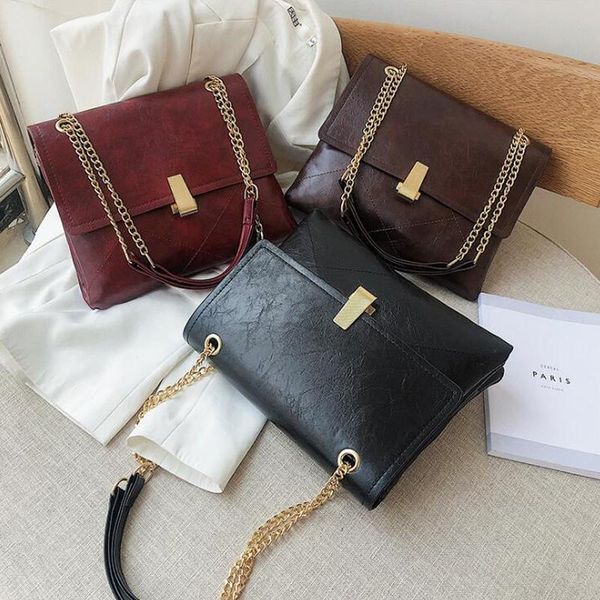 backpack style luxury vintage shoulder bag double compartment crossbody bags for women oily pu leather designer handbag with chain strap
backpack style luxury vintage shoulder bag double compartment crossbody bags for women oily pu leather designer handbag with chain strap