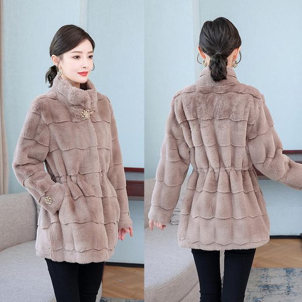 women's fur & faux winter coat women jacket 2021 the thicken keep warm temperament loose white, Black
women's fur & faux winter coat women jacket 2021 the thicken keep warm temperament loose white, Black