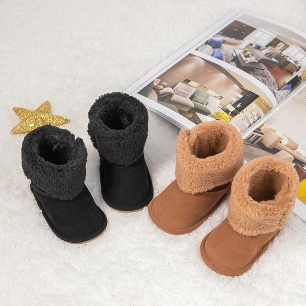 boots born baby winter warm thickened plush shoes kids girls boys walking snow non slip soft soled, Black;grey
boots born baby winter warm thickened plush shoes kids girls boys walking snow non slip soft soled, Black;grey