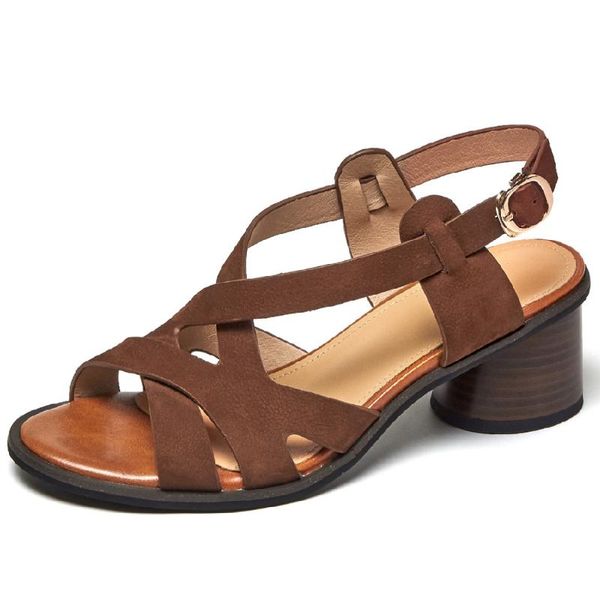 women's genuine leather narrow band cross strap open toe slip-on sandals summer soft comfortable heels pumps, Black
women's genuine leather narrow band cross strap open toe slip-on sandals summer soft comfortable heels pumps, Black