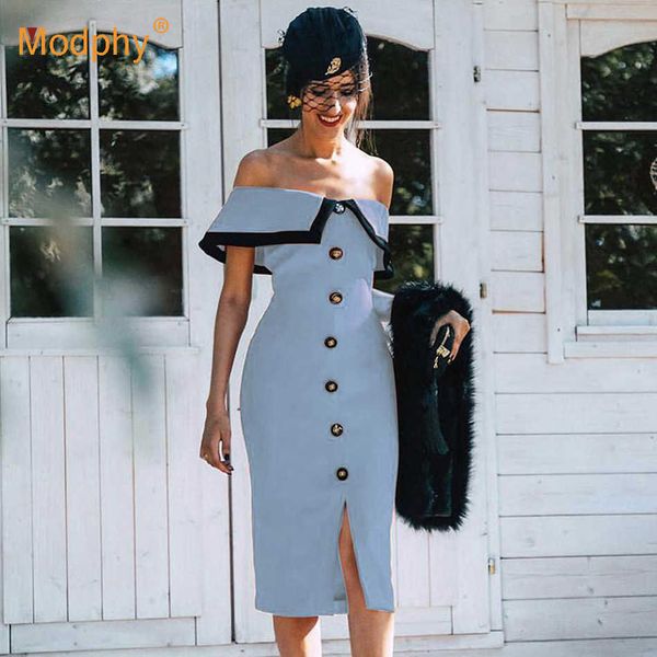 elegant sky blue women's dress fashion strapless buttons bodycon celebrity evening runway party midi 210527, Black;gray
elegant sky blue women's dress fashion strapless buttons bodycon celebrity evening runway party midi 210527, Black;gray