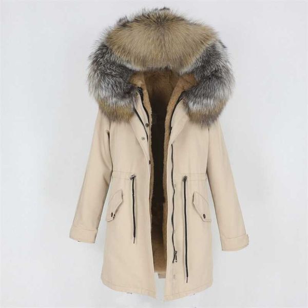 oftbuy waterproof long parka winter jacket women coat real natural raccoon fur hood outerwear detachable streetwear 211220, Black
oftbuy waterproof long parka winter jacket women coat real natural raccoon fur hood outerwear detachable streetwear 211220, Black