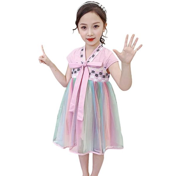 girl's dresses girls summer dress mesh girls' flower embroidery children chinese style clothes for 6 8 10 12 14, Red;yellow
girl's dresses girls summer dress mesh girls' flower embroidery children chinese style clothes for 6 8 10 12 14, Red;yellow