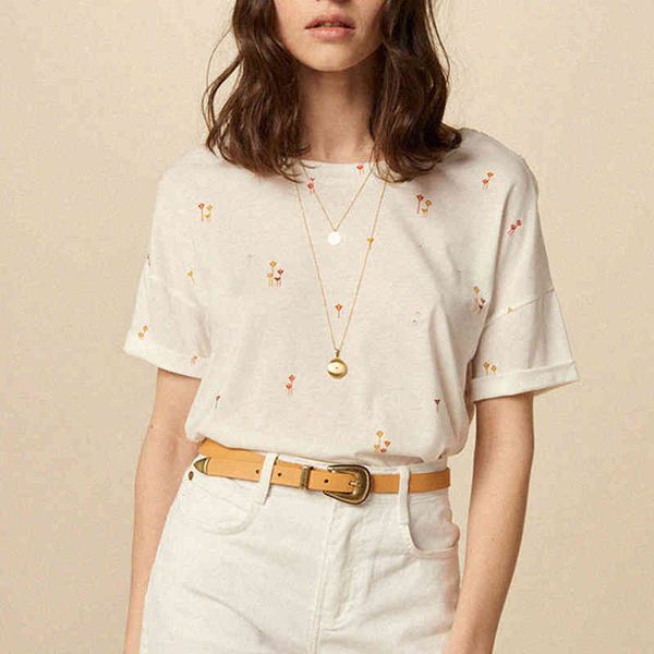 t shirts flowers t femme print short sleeve open shoulder buttons patchwork tee shirt dignified chic casual efii, White
t shirts flowers t femme print short sleeve open shoulder buttons patchwork tee shirt dignified chic casual efii, White