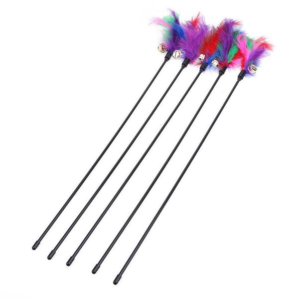 cat toys 60cm toy funny stick with small bell feathers playing rod pet product random color ti99
cat toys 60cm toy funny stick with small bell feathers playing rod pet product random color ti99
