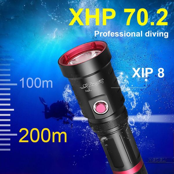 xhp70.2 200m ipx8 diving led underwater lamp rechargeable 18650 26650 powerful torch hunting xhp70 lantern flashlights torches
xhp70.2 200m ipx8 diving led underwater lamp rechargeable 18650 26650 powerful torch hunting xhp70 lantern flashlights torches
