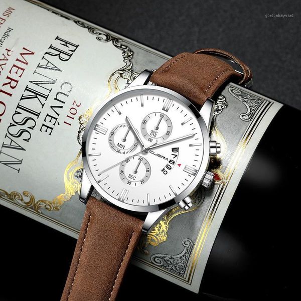 wristwatches 2021 relogio masculino uhr manner mode sport edelstahl box lederband quarz business reloj hombre, Slivery;brown
wristwatches 2021 relogio masculino uhr manner mode sport edelstahl box lederband quarz business reloj hombre, Slivery;brown