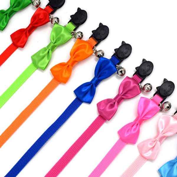 1pc pet collar candy color adjustable bow tie bell bowknot bells necktie puppy kitten dog cat choker collars & leashes
1pc pet collar candy color adjustable bow tie bell bowknot bells necktie puppy kitten dog cat choker collars & leashes