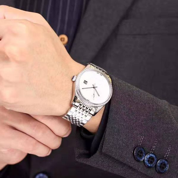 2021men watch classic original movement perfect quality watch-bezel set with diamonds of austria 316 stainless steel watchband sapphire mirr, Slivery;brown
2021men watch classic original movement perfect quality watch-bezel set with diamonds of austria 316 stainless steel watchband sapphire mirr, Slivery;brown