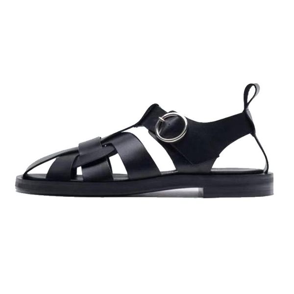 sandals 2021 women real leather shoes summer buckle strap hollow out beach cool ladies footwear size 34-42, Black
sandals 2021 women real leather shoes summer buckle strap hollow out beach cool ladies footwear size 34-42, Black