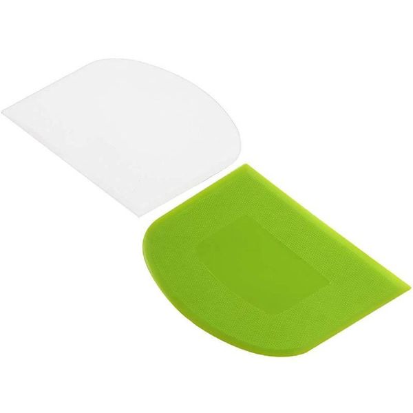 baking & pastry tools 2pcs dough scraper bowl food-safe plastic flexible bench cutter for bread cream cake pizza fondant icing
baking & pastry tools 2pcs dough scraper bowl food-safe plastic flexible bench cutter for bread cream cake pizza fondant icing