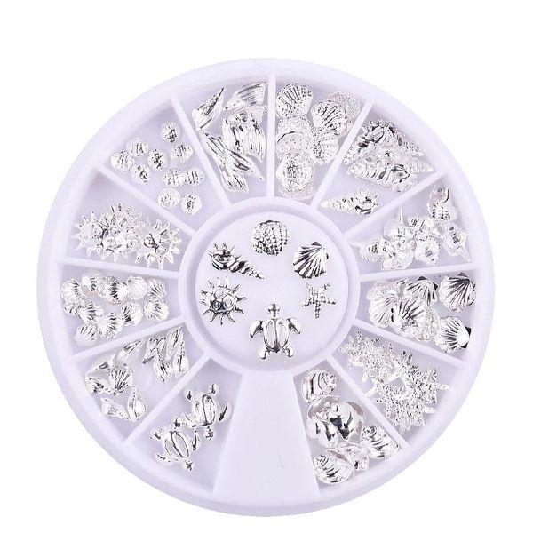 nail art decorations jewelry tools metal rivet marine series star shell silver disc decoration accessories, Silver;gold
nail art decorations jewelry tools metal rivet marine series star shell silver disc decoration accessories, Silver;gold