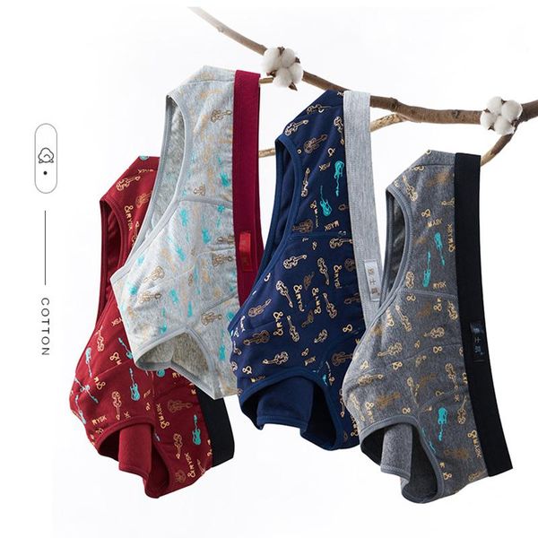 underpants 4pcs men's briefs men cotton fashion shorts panties large size underwear multiple styles to choose, Black;white
underpants 4pcs men's briefs men cotton fashion shorts panties large size underwear multiple styles to choose, Black;white