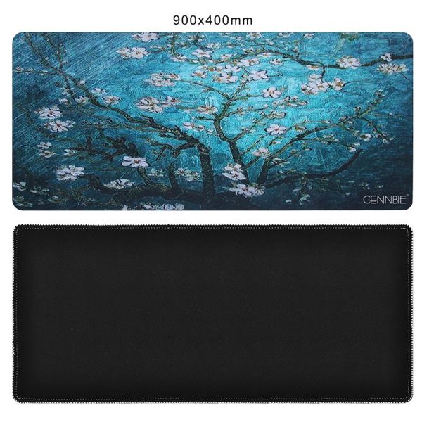 mouse pads & wrist rests blossoming almond tree large gaming pad extended smooth office desk mat in size 900*400mm (stitched edges)
mouse pads & wrist rests blossoming almond tree large gaming pad extended smooth office desk mat in size 900*400mm (stitched edges)