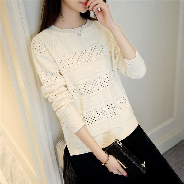 women's sweaters women sweater thin 2021 spring autmn female openwork long-sleeve short pullovers knitted shirt teenager girl pink khak, White;black
women's sweaters women sweater thin 2021 spring autmn female openwork long-sleeve short pullovers knitted shirt teenager girl pink khak, White;black