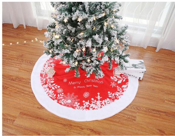 christmas decorations tree skirt red apron el mall
