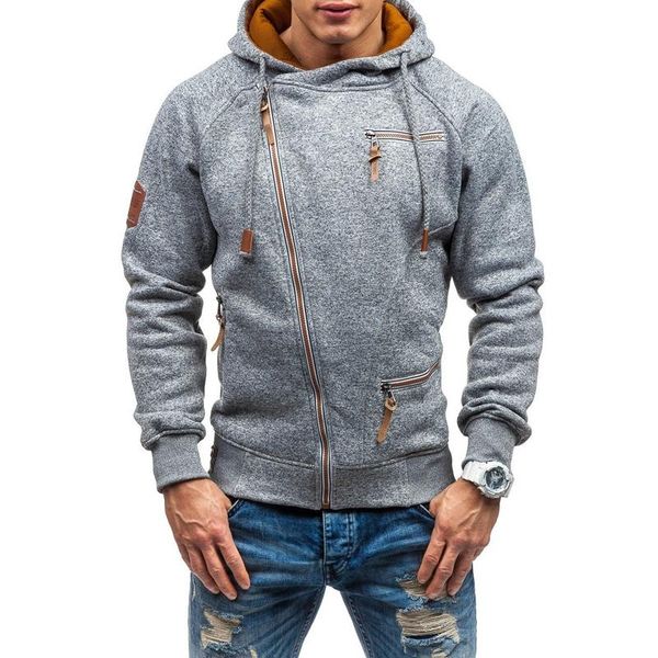 men's hoodies & sweatshirts fashion clothes men solid hooded zipper long sleeve casual streetwear warm slim fit sport gym sportswear, Black
men's hoodies & sweatshirts fashion clothes men solid hooded zipper long sleeve casual streetwear warm slim fit sport gym sportswear, Black