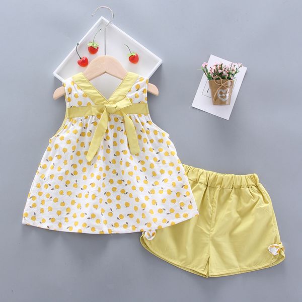 2021 summer girl clothing set cute baby girl bow short sleeve + shorts 2 pieces girl suit clothes, White
2021 summer girl clothing set cute baby girl bow short sleeve + shorts 2 pieces girl suit clothes, White