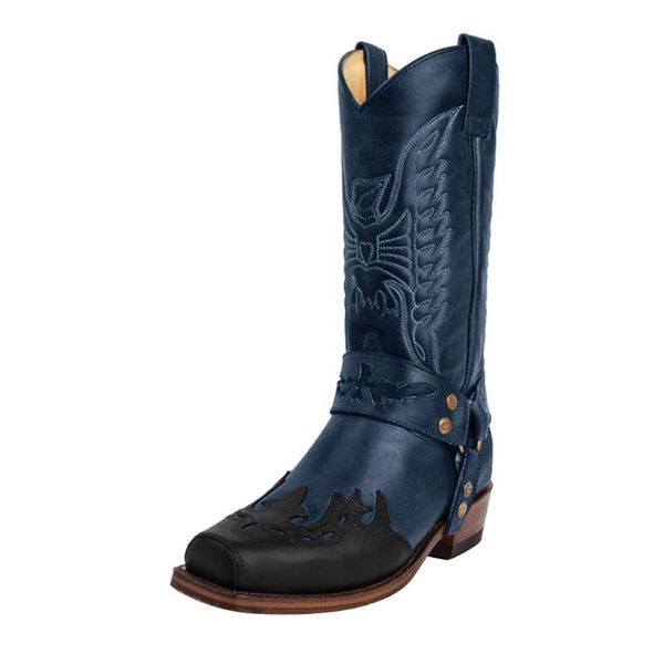 boots vintage embroidery pu leather women's non-slip slip-on round toe buckle low-heeled shoes cowboy for female#4, Black
boots vintage embroidery pu leather women's non-slip slip-on round toe buckle low-heeled shoes cowboy for female#4, Black