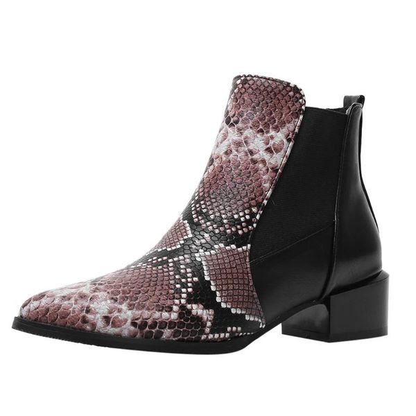 boots pu ankle shoe pointed zapatos mujer girls vintage booties snake grain women and shoes, Black
boots pu ankle shoe pointed zapatos mujer girls vintage booties snake grain women and shoes, Black