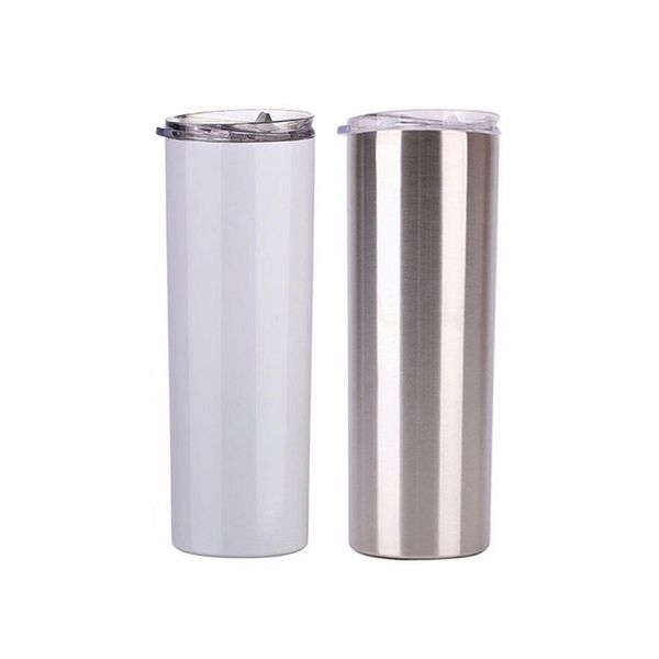 20oz sublimation skinny tumblers blank white cup with lid straw stainless steel drink cup vacuum insulated water coffee mug sea ship ffa4443
20oz sublimation skinny tumblers blank white cup with lid straw stainless steel drink cup vacuum insulated water coffee mug sea ship ffa4443
