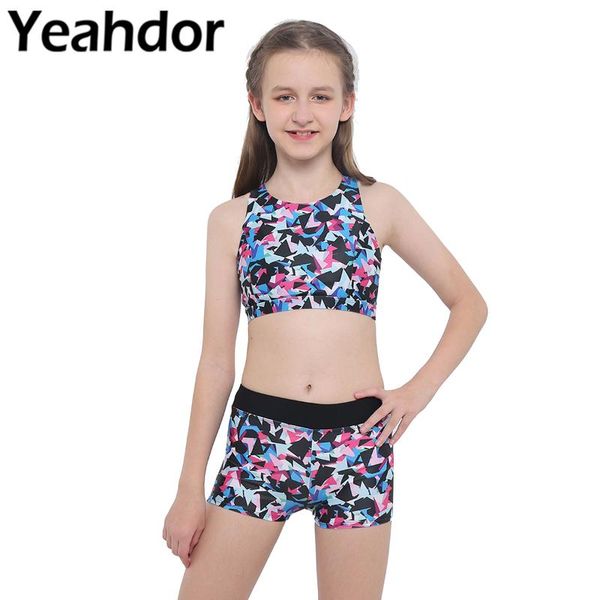 one-piece suits kids girls sportsuit dance set swimwear swimsuit sleeveless crisscross back printed with boyshorts bottoms swimming suit
one-piece suits kids girls sportsuit dance set swimwear swimsuit sleeveless crisscross back printed with boyshorts bottoms swimming suit