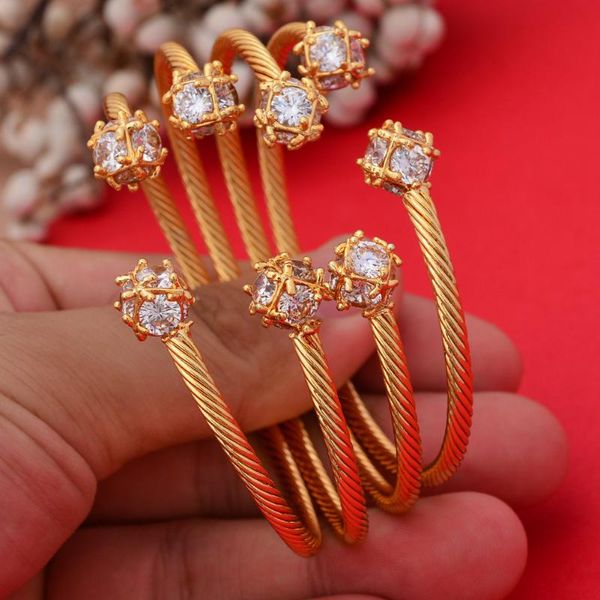 bangle 4pcs/lot zircon bangles for women dubai bracelets ethiopian african jewelry arab middle east, Black 
bangle 4pcs/lot zircon bangles for women dubai bracelets ethiopian african jewelry arab middle east, Black