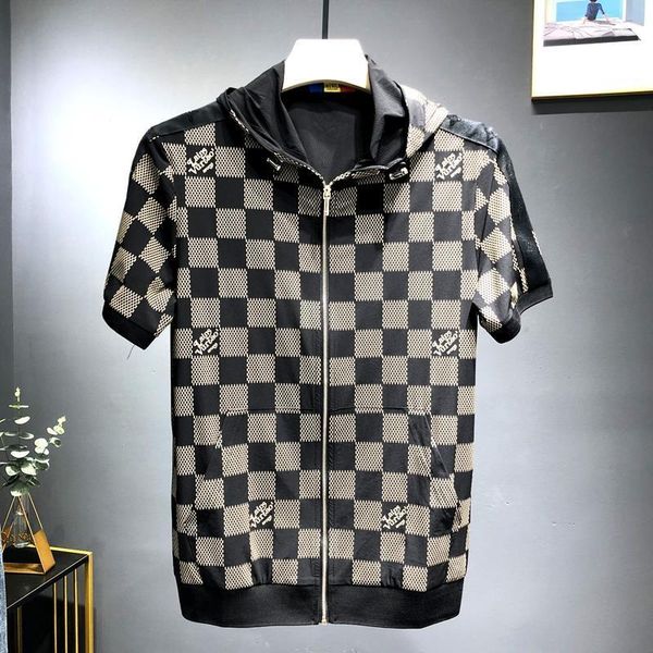 men's tracksuits conector roupa masculina de verão outono, casaco casual respirável com capuz, xadrez, manga curta, novo, zhbm, Gray
men's tracksuits conector roupa masculina de verão outono, casaco casual respirável com capuz, xadrez, manga curta, novo, zhbm, Gray