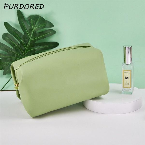 cosmetic bags & cases purdored 1 pc summer green makeup bag women female waterproof leather travel storage organizer beauty case
cosmetic bags & cases purdored 1 pc summer green makeup bag women female waterproof leather travel storage organizer beauty case