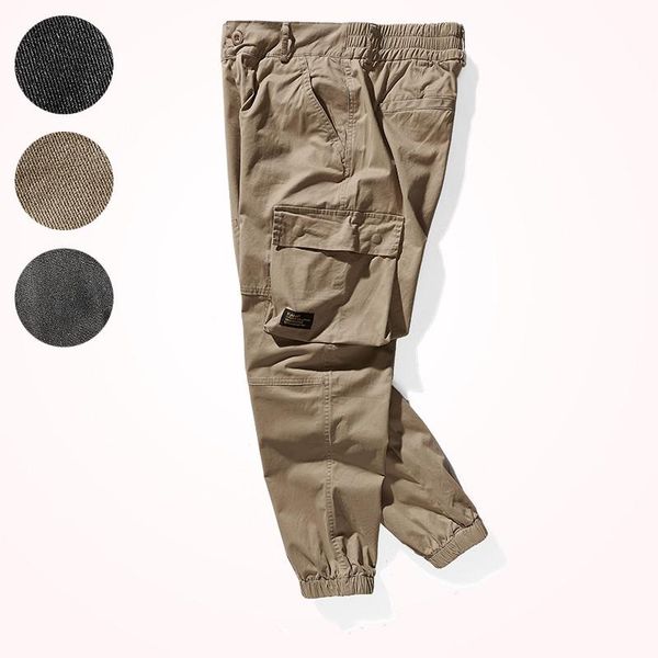 men's pants autumn american military style multi pocket woven tooling fashion washed old loose elastic casual pencil, Black
men's pants autumn american military style multi pocket woven tooling fashion washed old loose elastic casual pencil, Black