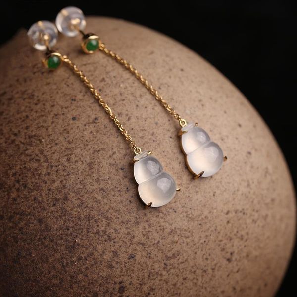 dangle & chandelier designer original natural high chalcedony gourd earrings elegant charm creative retro female silver jewelry
dangle & chandelier designer original natural high chalcedony gourd earrings elegant charm creative retro female silver jewelry