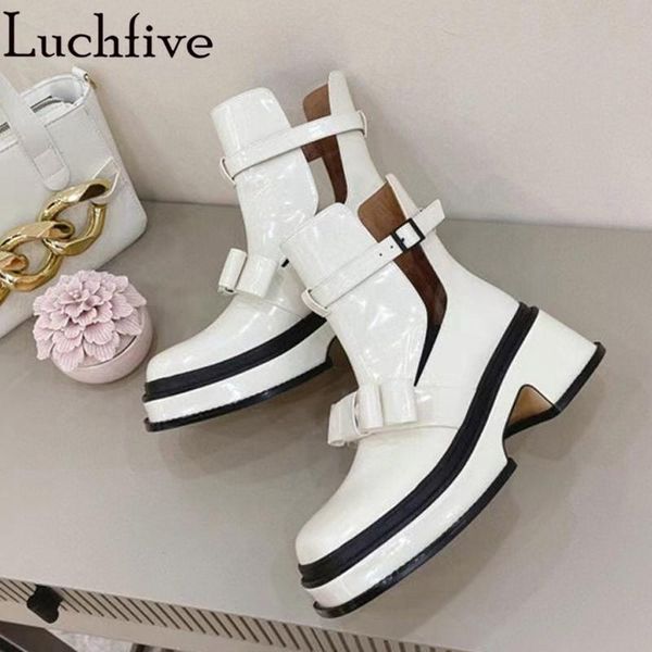 boots square toe thick sole leather ankle woman bowknot buckle bohemia fashion 2021 autumn botas mujer, Black
boots square toe thick sole leather ankle woman bowknot buckle bohemia fashion 2021 autumn botas mujer, Black
