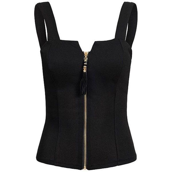 women's tanks & camis womens clothing summer fashion sleeveless camisole tank zipper t-shirt crop ropa mujer, White
women's tanks & camis womens clothing summer fashion sleeveless camisole tank zipper t-shirt crop ropa mujer, White