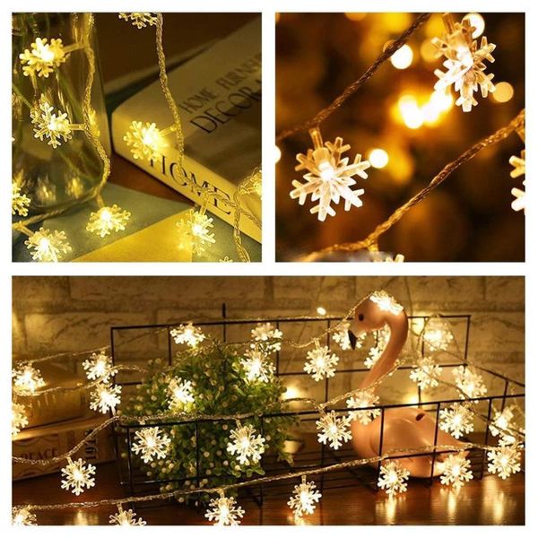 strings 1.2m/3m/6m/10m led garland holiday snowflakes string fairy lights battery powered hanging christmas tree party home decoration
strings 1.2m/3m/6m/10m led garland holiday snowflakes string fairy lights battery powered hanging christmas tree party home decoration