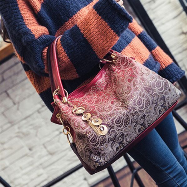 women handbags hollow out ombre floral print shoulder bags ladies pu leather bag big tote fashion ladies luxury brand bag female
women handbags hollow out ombre floral print shoulder bags ladies pu leather bag big tote fashion ladies luxury brand bag female