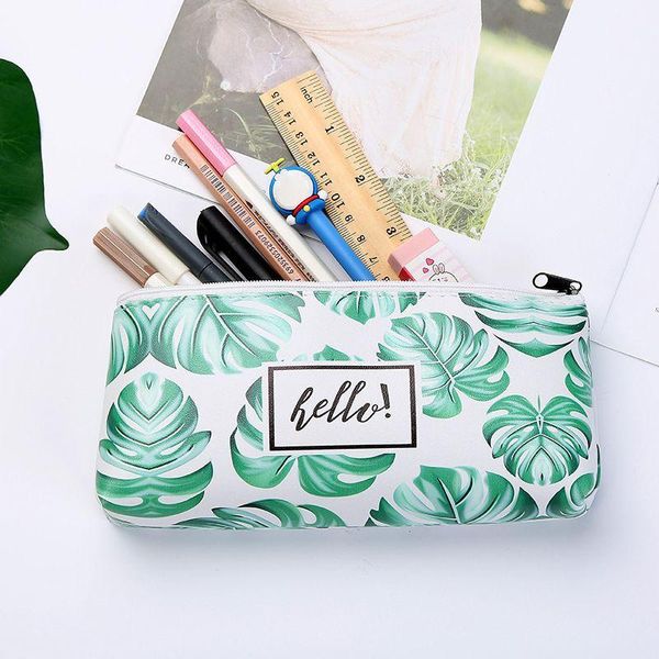 storage bottles & jars pencil case printed travel makeup pouch large capacity waterproof leather for office school 
storage bottles & jars pencil case printed travel makeup pouch large capacity waterproof leather for office school