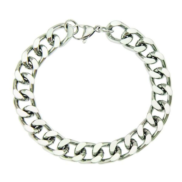 link, chain simple creativity glossy cuban light luxury male bracelet personality versatile three dimensional hipster jewelry, Black
link, chain simple creativity glossy cuban light luxury male bracelet personality versatile three dimensional hipster jewelry, Black