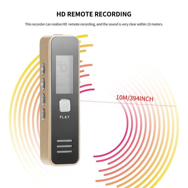 digital voice recorder usb recorder, mp3 player, dsp, noise reduction, hd remote recording, 32gb
digital voice recorder usb recorder, mp3 player, dsp, noise reduction, hd remote recording, 32gb