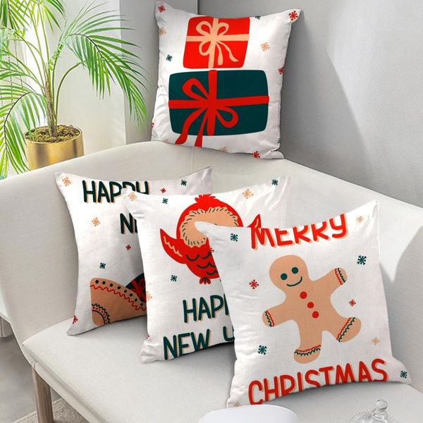 cushion/decorative pillow christmas decorative gift style pattern peach skin single side cushion cover pillows sofa home winter 45x45
cushion/decorative pillow christmas decorative gift style pattern peach skin single side cushion cover pillows sofa home winter 45x45