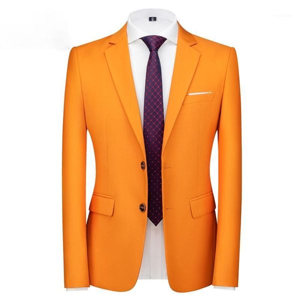 men's suits & blazers man boutique blazer jacket wedding men orange 2021 spring autumn slim fit business casual xz083, White;black
men's suits & blazers man boutique blazer jacket wedding men orange 2021 spring autumn slim fit business casual xz083, White;black