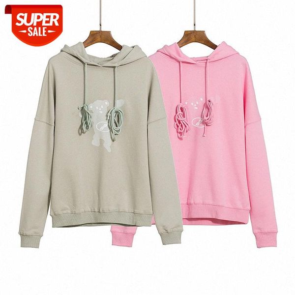 we11 pink bear hooded sweater street long-sleeved oversize hoodie #ag5r, Black
we11 pink bear hooded sweater street long-sleeved oversize hoodie #ag5r, Black