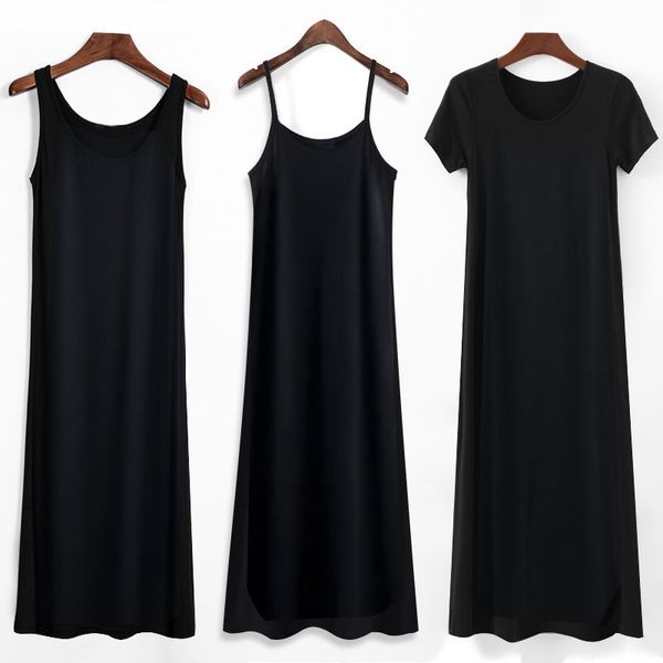 casual dresses modal suspender skirt female summer dress with cotton bottoming black vest long all-match 1cra, Black;gray
casual dresses modal suspender skirt female summer dress with cotton bottoming black vest long all-match 1cra, Black;gray