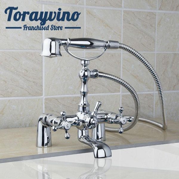 bathroom sink faucets bathtub faucet telephone style deck mounted torneira banheiro chrome brass double handle taps mixers
bathroom sink faucets bathtub faucet telephone style deck mounted torneira banheiro chrome brass double handle taps mixers