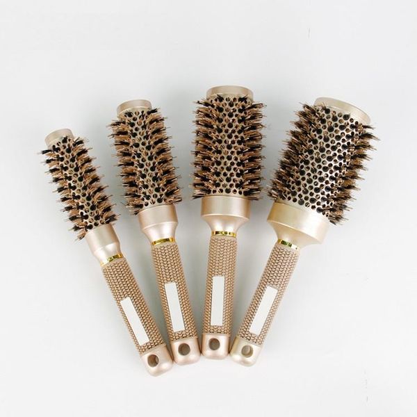 professional hair brushes ceramic round boar bristle brush large creates a sleek,shiny finish distributes the hair's natural oil1, Silver
professional hair brushes ceramic round boar bristle brush large creates a sleek,shiny finish distributes the hair's natural oil1, Silver