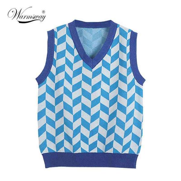retro geometric plaid pattern jacquard vests women gilet female casual v-neck pullovers tank lady c-268 210522, Black;white
retro geometric plaid pattern jacquard vests women gilet female casual v-neck pullovers tank lady c-268 210522, Black;white