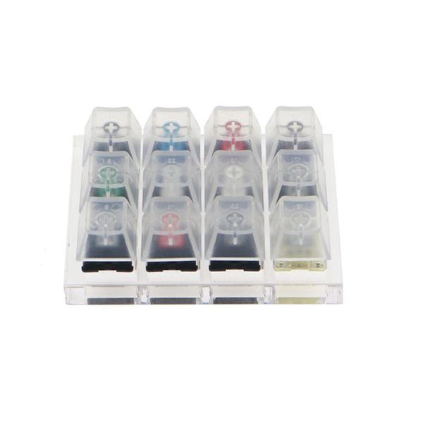 keyboards testing tool translucent game keyboard tester pcb shaft sampler 12 keycaps portable simulate mini for cherry mx switches 
keyboards testing tool translucent game keyboard tester pcb shaft sampler 12 keycaps portable simulate mini for cherry mx switches